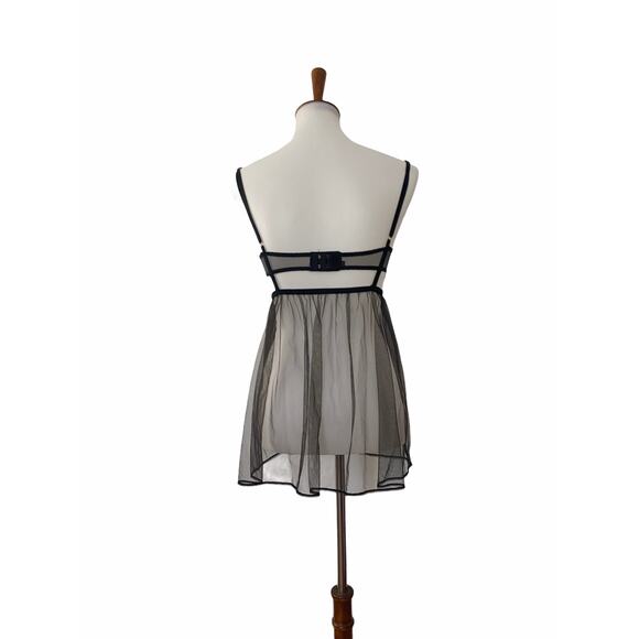 Victorias Secret Womens Sexy Lingerie Nightie Black 34B - Picture 3 of 6